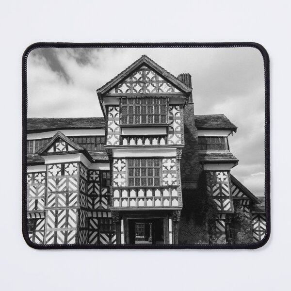 Item preview, Little Moreton Hall exterior in monochrome designed and sold by cdkphotos.
