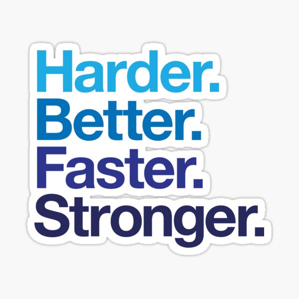 Item preview, Harder. Better. Faster. Stronger. (Blues) designed and sold by conform.