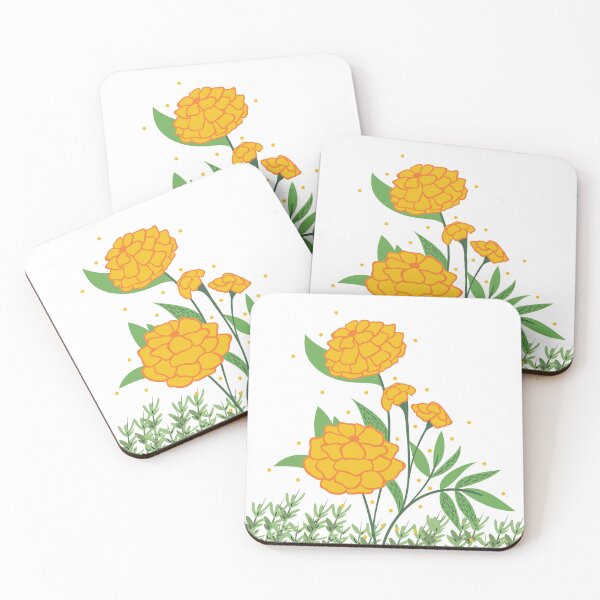 Item preview, Mexican day of the dead flowers designed and sold by CompanyGRH.
