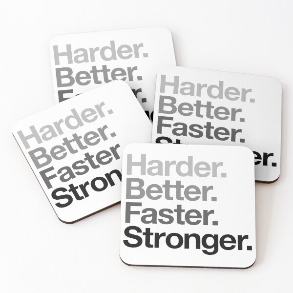 Item preview, Harder. Better. Faster. Stronger. (Greys) designed and sold by conform.