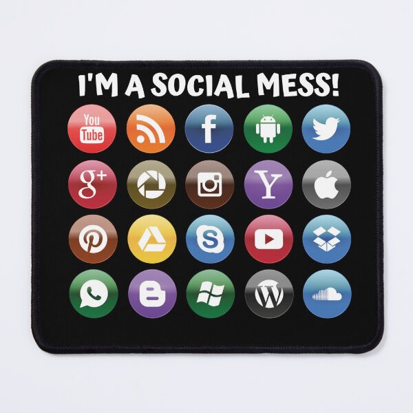 Item preview, I'M A SOCIAL MESS designed and sold by jreiter57.