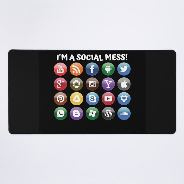 Item preview, I'M A SOCIAL MESS designed and sold by jreiter57.