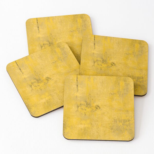 Item preview, Minimalistic Abstract Art - Distressed Yellow Paint Texture  designed and sold by lsimkins.