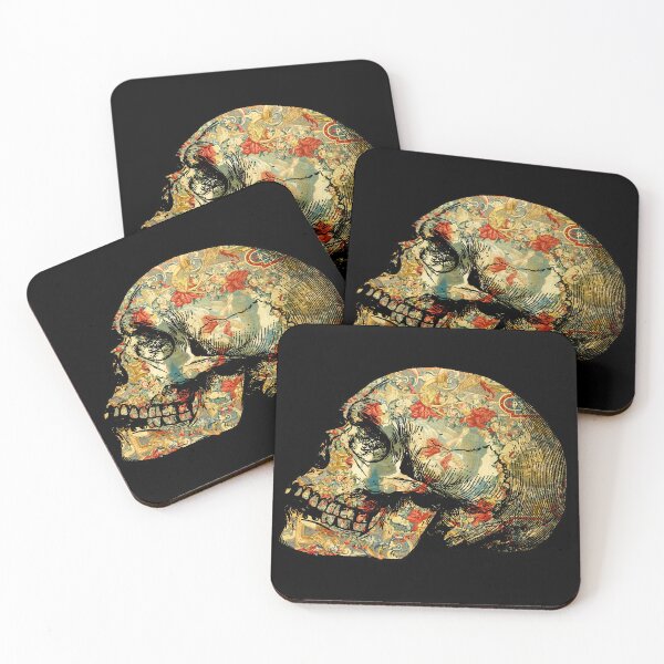 Item preview, Skull With Tapestry  designed and sold by bunchofroses.