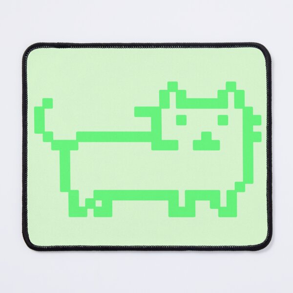 Item preview, Retro Pixel Art Cat Green designed and sold by With Love, InspireMari.