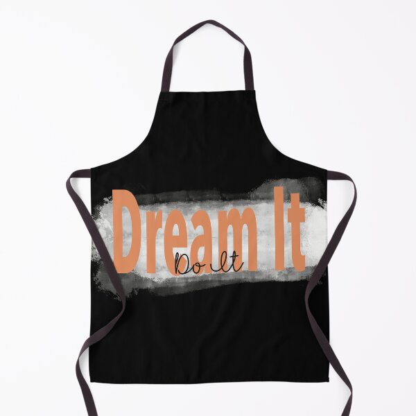 Item preview, "Dream It, Do It” Orange Inspirational Quote designed and sold by JadedLilacsArt.