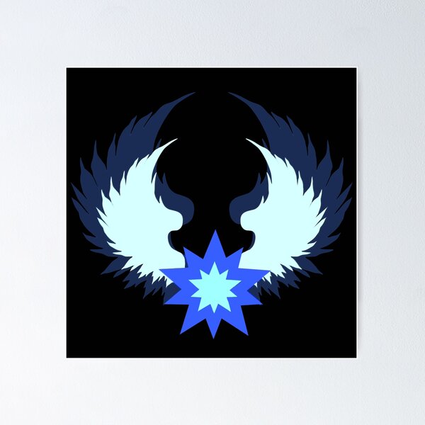 Item preview, Wings with a cool star pattern, unisex wing motifs, individualist shirts designed and sold by Kirei-Lily.