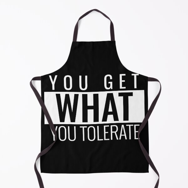 Item preview, YOU GET WHAT YOU TOLERATE WALL ART designed and sold by SuccessfulVibes.