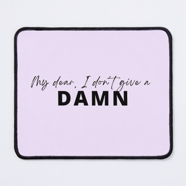 Item preview, My dear, I don´t give a damn - Clark Gable Quote designed and sold by AlfabetDesign.