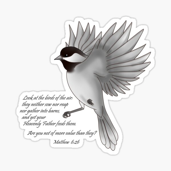Worth More Than Birds Glossy Sticker