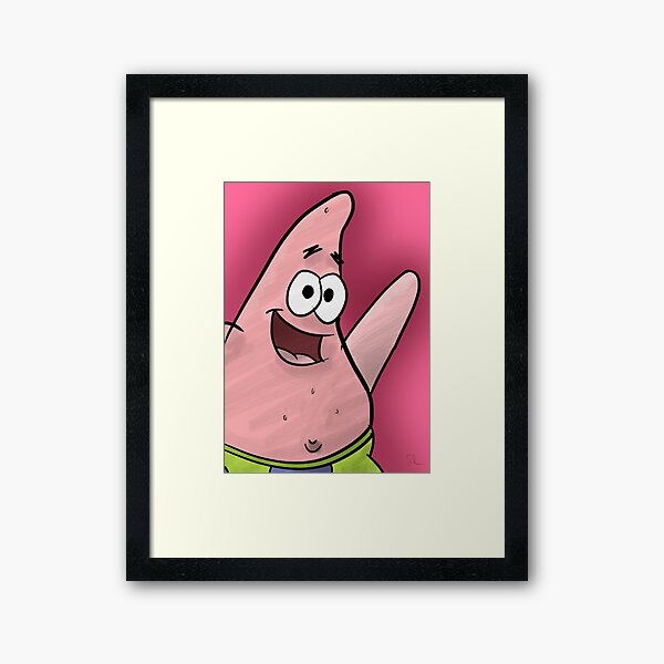 Patrick Star Impression encadrée