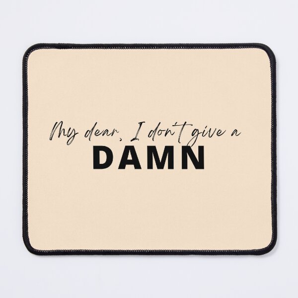 Item preview, My dear, I don´t give a damn - Clark Gable Quote designed and sold by AlfabetDesign.