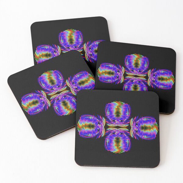 Item preview, Abstract multicolored pattern of 6 colors designed and sold by Murza.