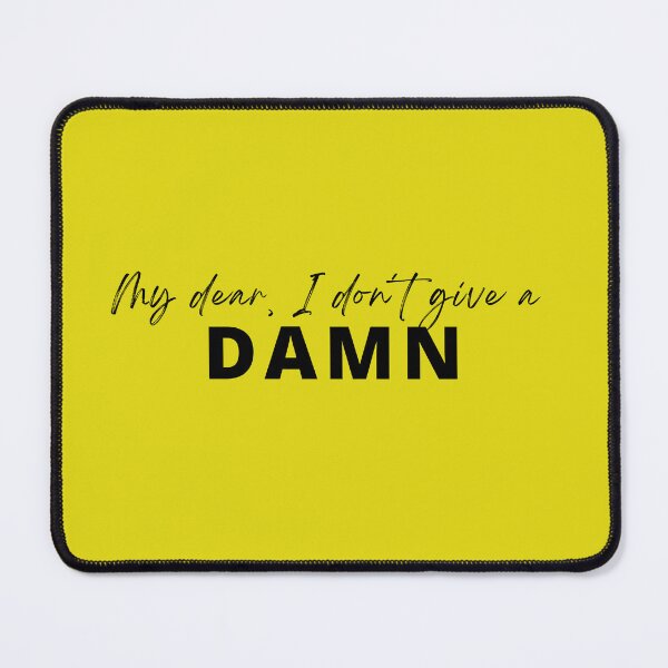 Item preview, My dear, I don´t give a damn - Clark Gable Quote designed and sold by AlfabetDesign.