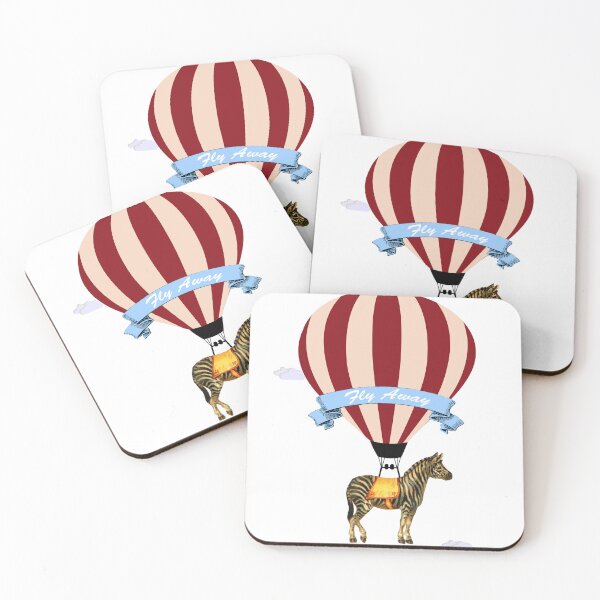 Item preview, Hot Air Balloon with Zebra designed and sold by Adidit.
