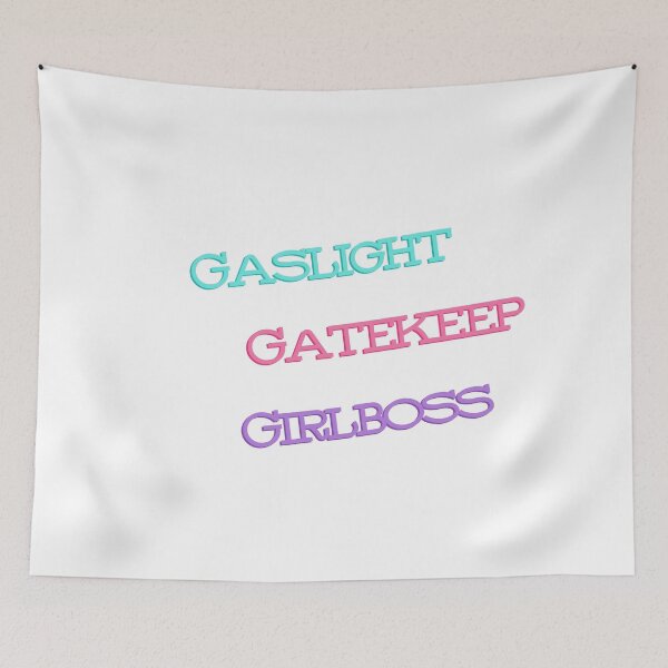 Item preview, Sarcastic Gaslight Gatekeep Girlboss | Funny Quote for Women designed and sold by MiaDelelai.