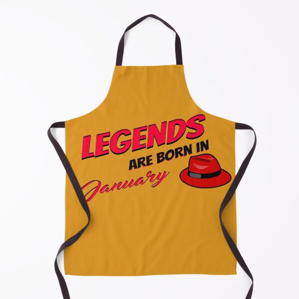 Item preview, Legends And Greats Are Born In January T-Shirt designed and sold by hossam ayed.