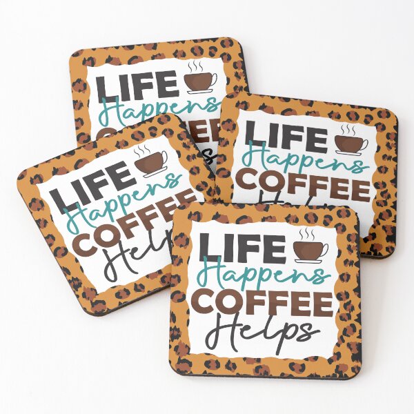 Item preview, Life Happens Coffee Helps designed and sold by AYOUCHKA.