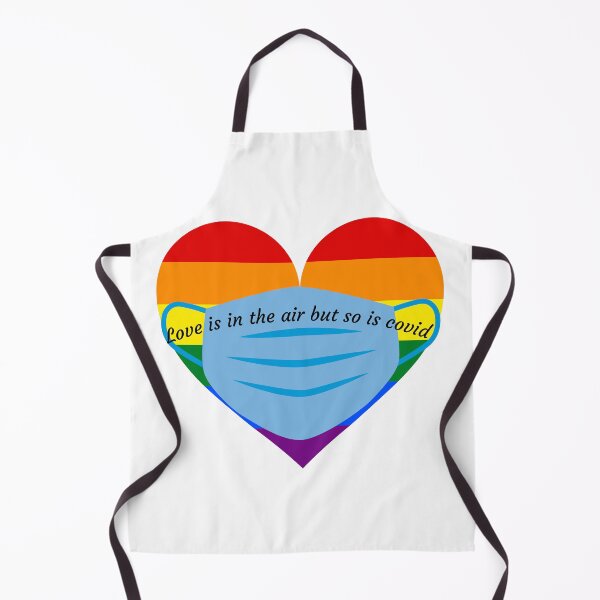 Item preview, Love is in the air but so is covid designed and sold by LYNNEAPUGH.