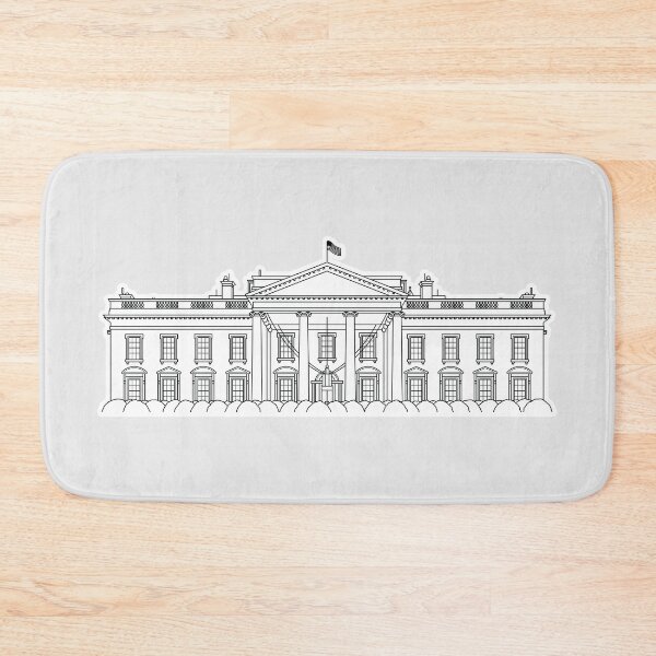 Item preview, White House Illustration designed and sold by mantrasupply.