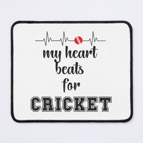 Item preview, My Heart Beats For Cricket designed and sold by MimsTees.