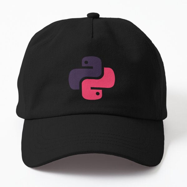 pink and purple python coding language logo