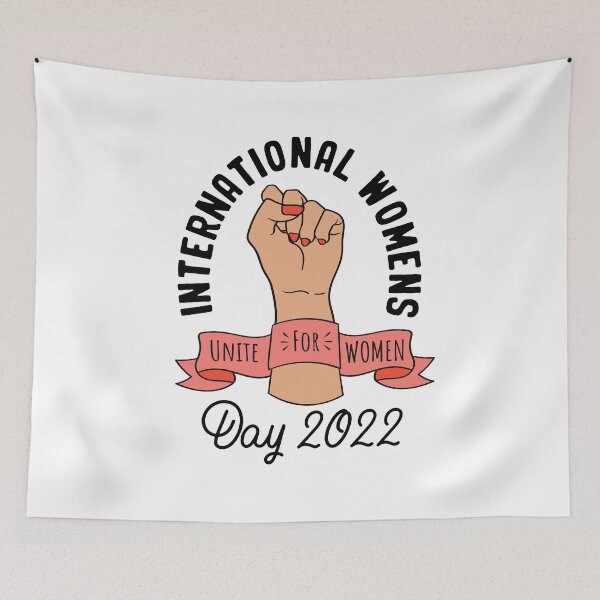 Item preview, International Womens Day Unite For Women 8 March Best Gift For Girls Wife Mom  designed and sold by Fleyshop.