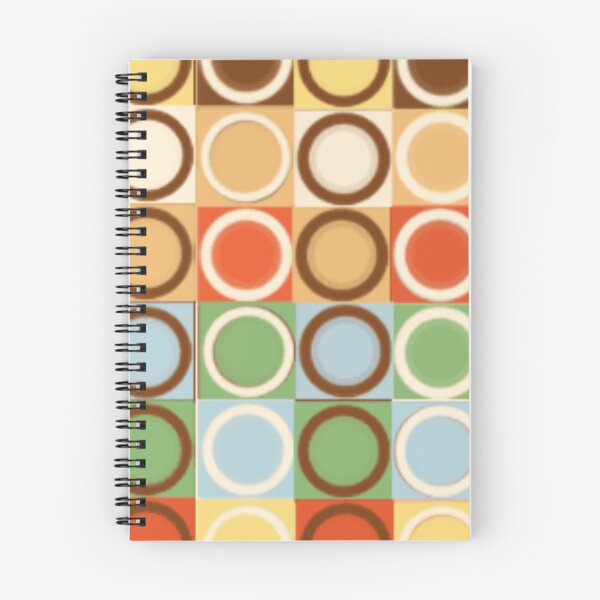 Item preview, Mid Century Modern Deco Bubbles Print Pattern Mod Design Gold Blue Green designed and sold by Shayna Westfall.