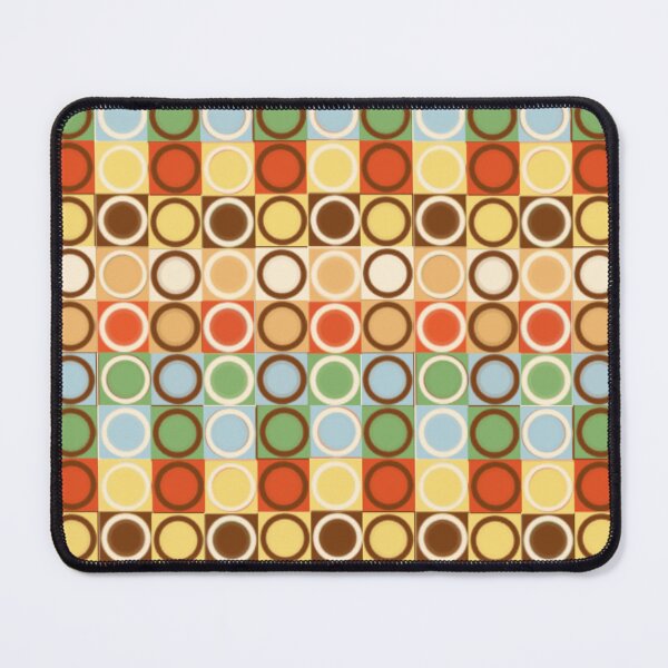 Item preview, Mid Century Modern Deco Bubbles Print Pattern Mod Design Gold Blue Green designed and sold by Shayna Westfall.
