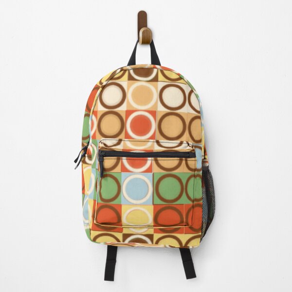Item preview, Mid Century Modern Deco Bubbles Print Pattern Mod Design Gold Blue Green designed and sold by Shayna Westfall.