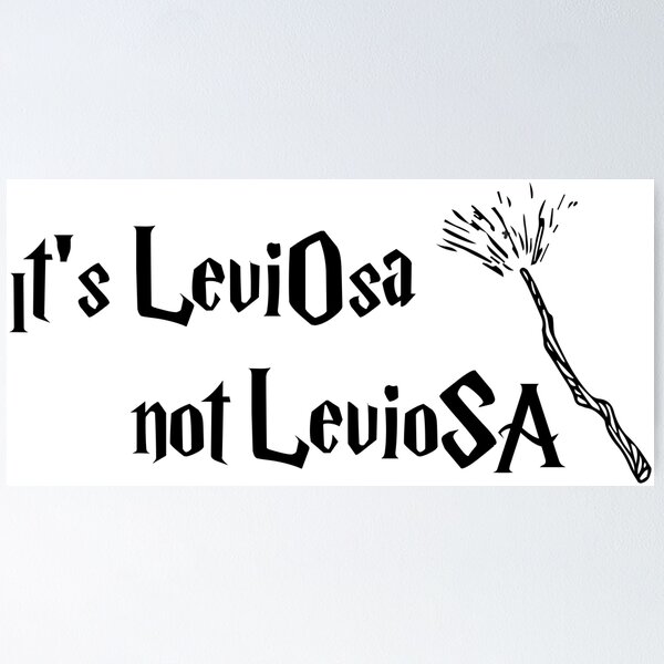 Quadro e poster Harry Potter - It's leviosa, not Leviosaa! » - Quadrorama