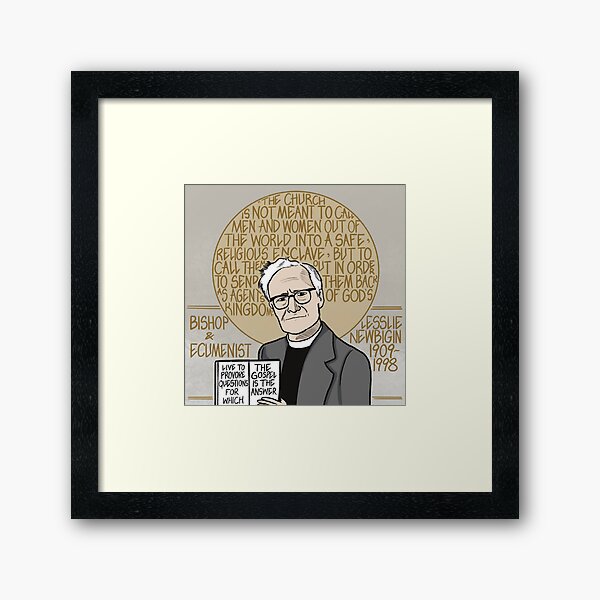 Lesslie Newbigin (1909-1998) Framed Art Print