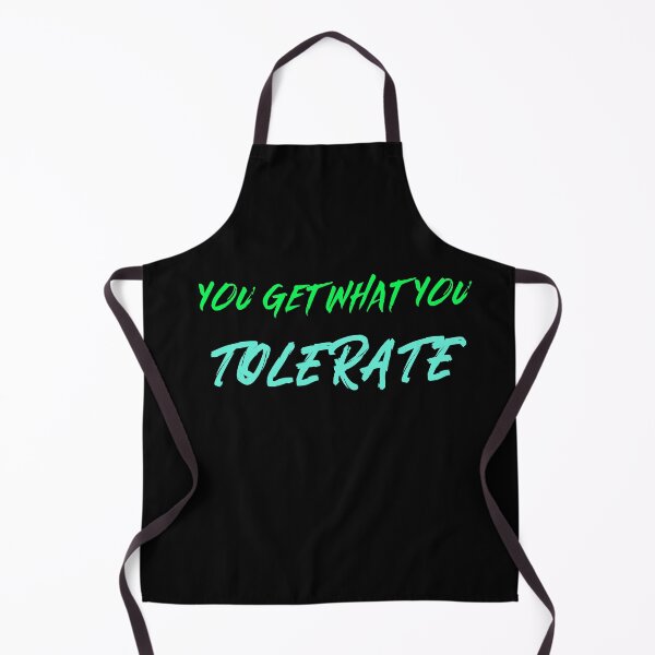 Item preview, YOU GET WHAT YOU TOLERATE STICKER designed and sold by SuccessfulVibes.