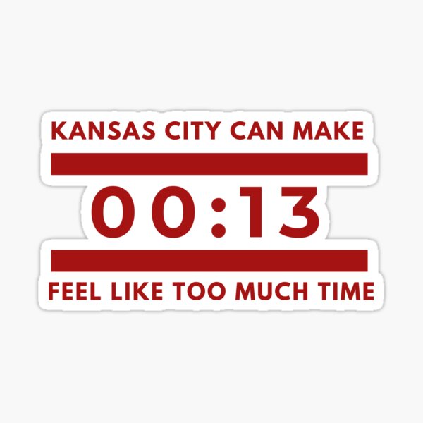 13 Seconds Chiefs Shirt Raygun Site Store Kc Can Make 00:13 Feel