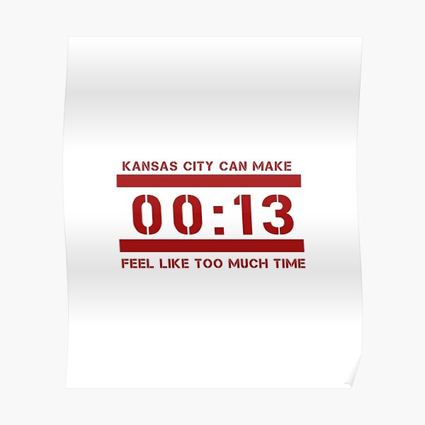 13 seconds chiefs shirt, Inspired by Chiefs coach Andy Reid's words to  Patrick Mahomes Essential T-Shirt for Sale by ismailalrawi