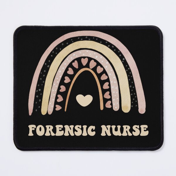 Item preview, Forensic nurse cute aesthetic rainbow  designed and sold by Omochiroi.