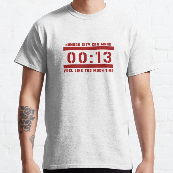 13 Seconds Chiefs T-Shirts for Sale