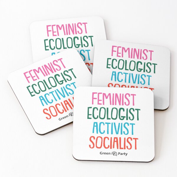 Item preview, Feminist Ecologist Activist Socialist designed and sold by seegreens.