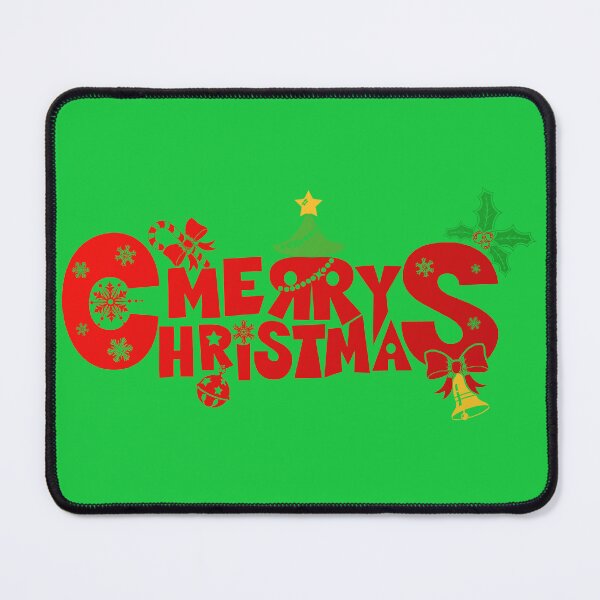 Item preview, Merry Christmas Logo designed and sold by BerryCats.