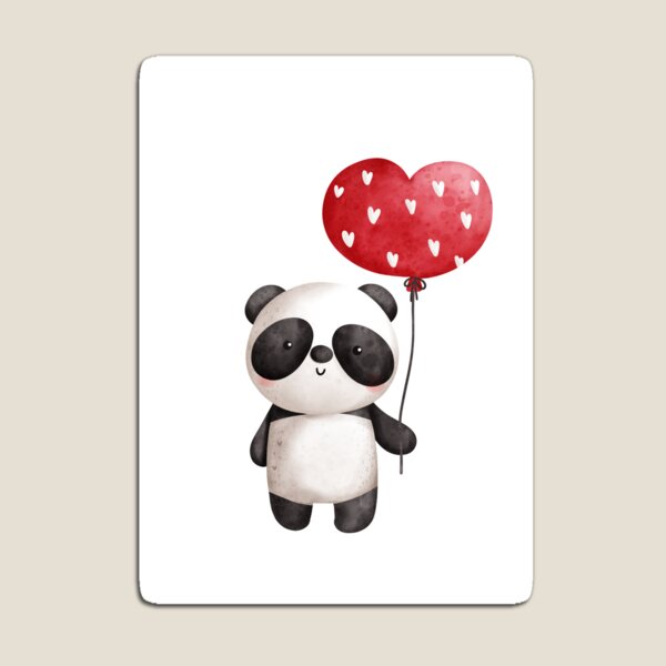 Item preview, valentine's day beautiful panda designed and sold by MixShop10.