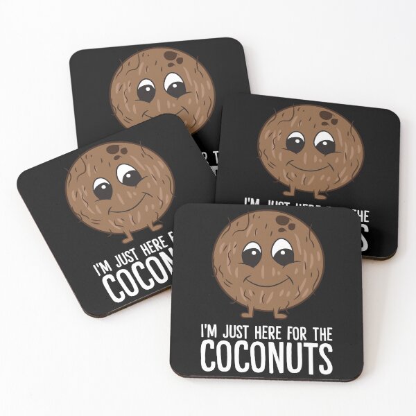 Item preview, Coconut - I'm just here for the coconuts designed and sold by Mohja-Design.