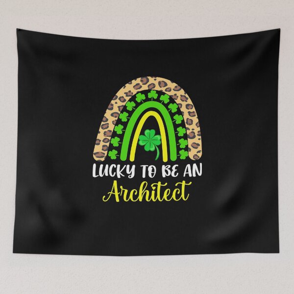 Item preview, St Patricks Day For Architect: Lucky To Be An Architect, Funny Architect Gift designed and sold by AMINE  ★★★★★.