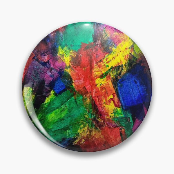 Item preview, Abstract rainbow acrylic scrape paint designed and sold by Heichou1225.