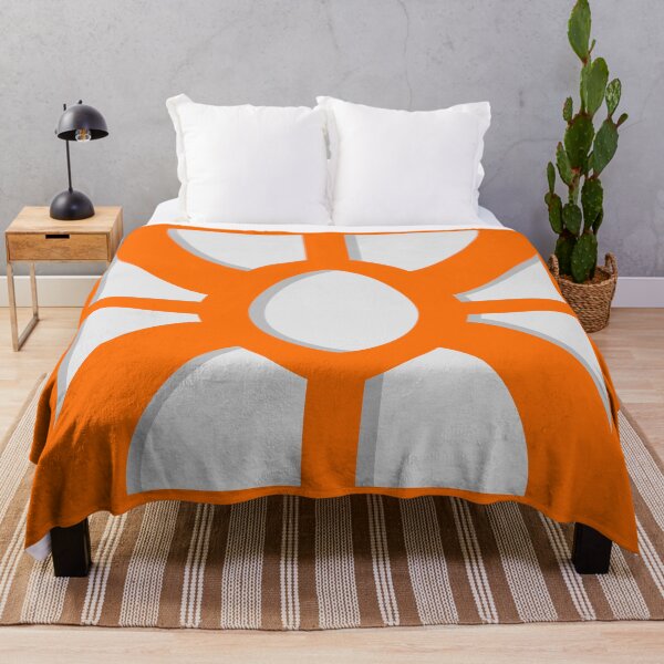 Item preview, Breeze Block Two Single Orange Two designed and sold by Owen1976.