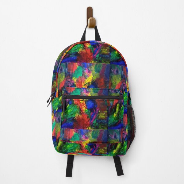 Item preview, Abstract rainbow acrylic scrape paint designed and sold by Heichou1225.