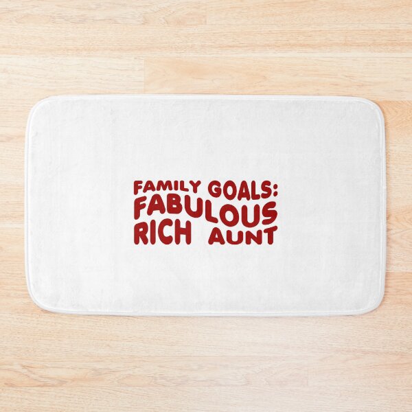 Item preview, funny feminist Family Goals: Fabulous rich  Aunt feminism gift for her Funny sarcastic Rude Offensive saying, designed and sold by joygift369.