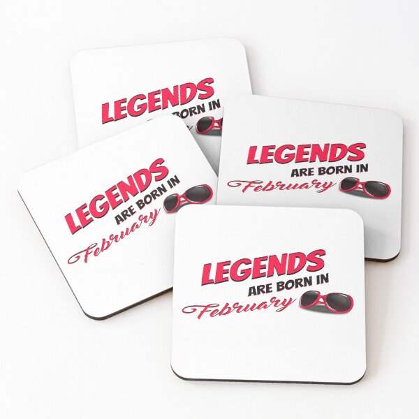 Item preview, Legends And Greats Are Born In February T-Shirt designed and sold by hossam ayed.