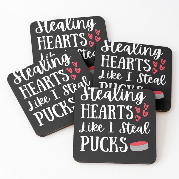 Item preview, Stealing Hearts Like I Steal Pucks Funny Valentines Day designed and sold by ILLYL Creatives.