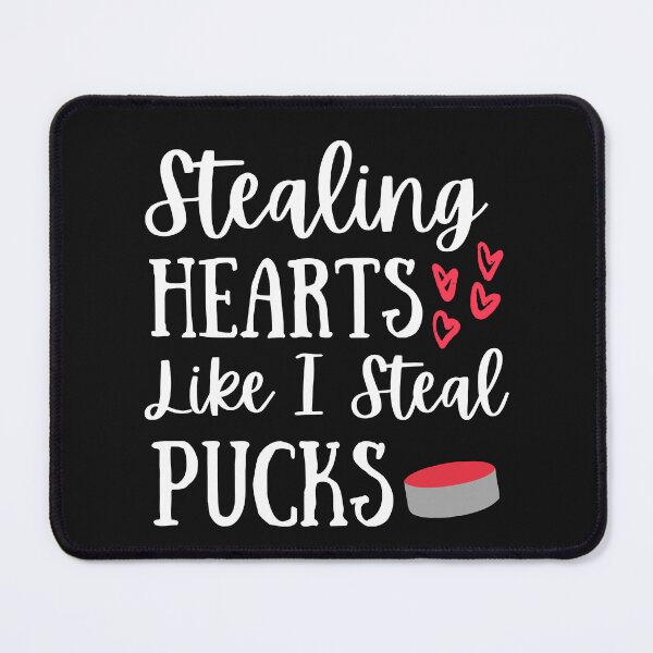 Item preview, Stealing Hearts Like I Steal Pucks Funny Valentines Day designed and sold by ILLYL Creatives.