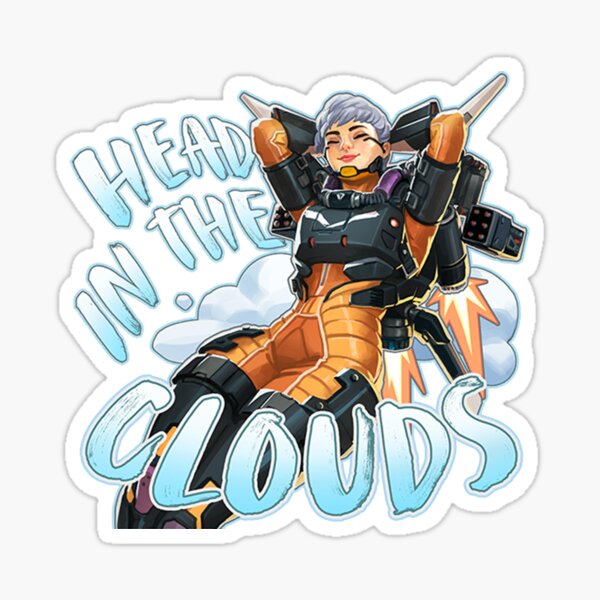Valkyrie Apex Legends - Holo Spray Sticker